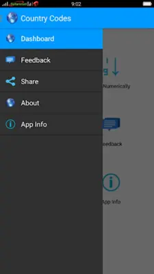Country Codes android App screenshot 3